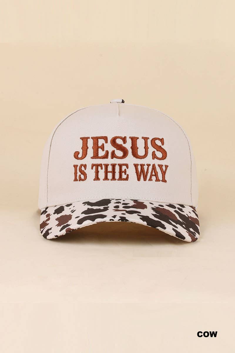 Jesus Is King Two-Tone Cotton Hat – 3D Embroidered Christian Cap