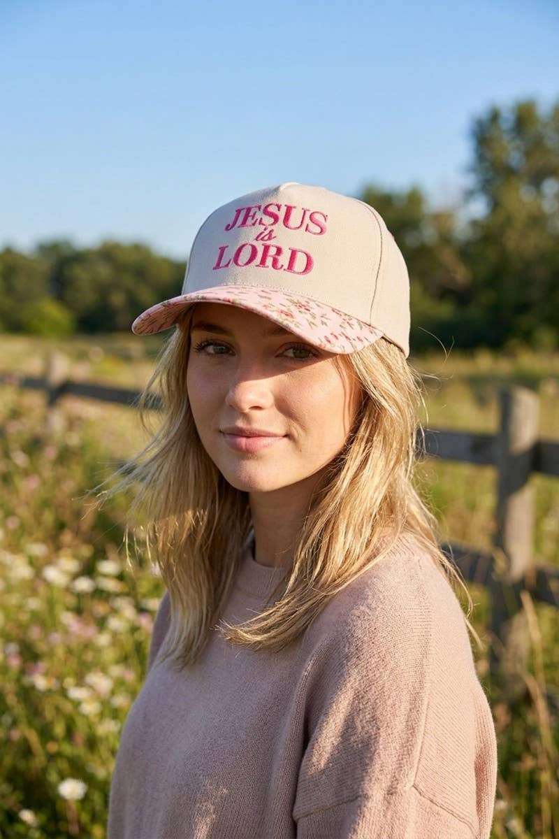 Jesus Two Tone Cotton Cap
