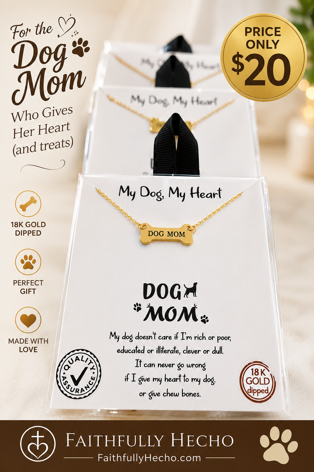 Dog Mom Necklace