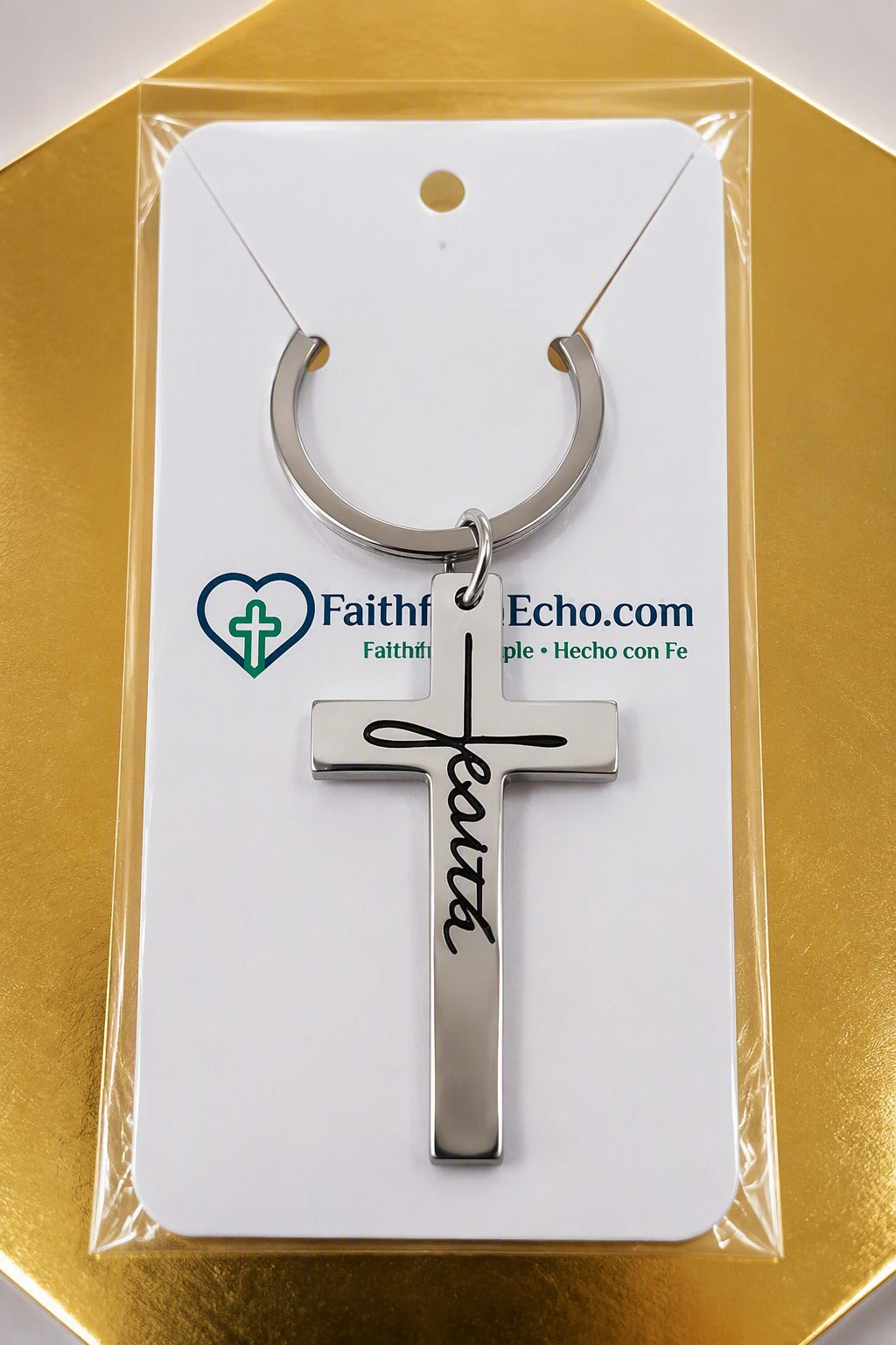 Christian JESUS Cross Keychain – Gift for Everyday Encouragement