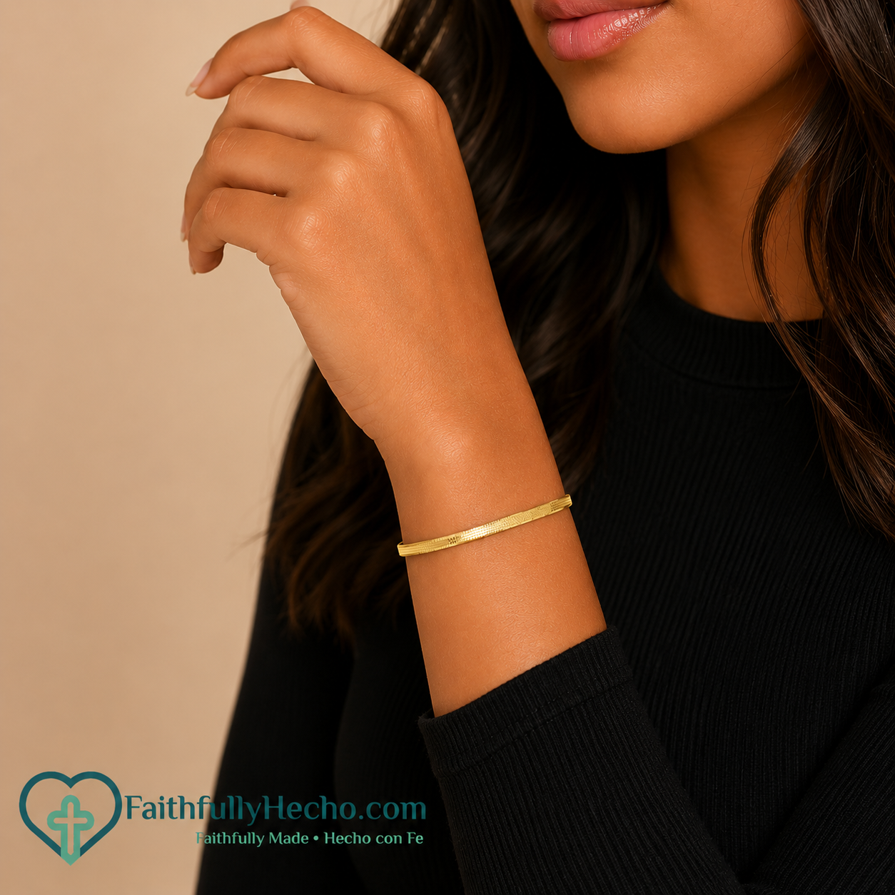 Snake Bone Chain Bracelet – Gold | Minimalist Gold Bracelet for Women