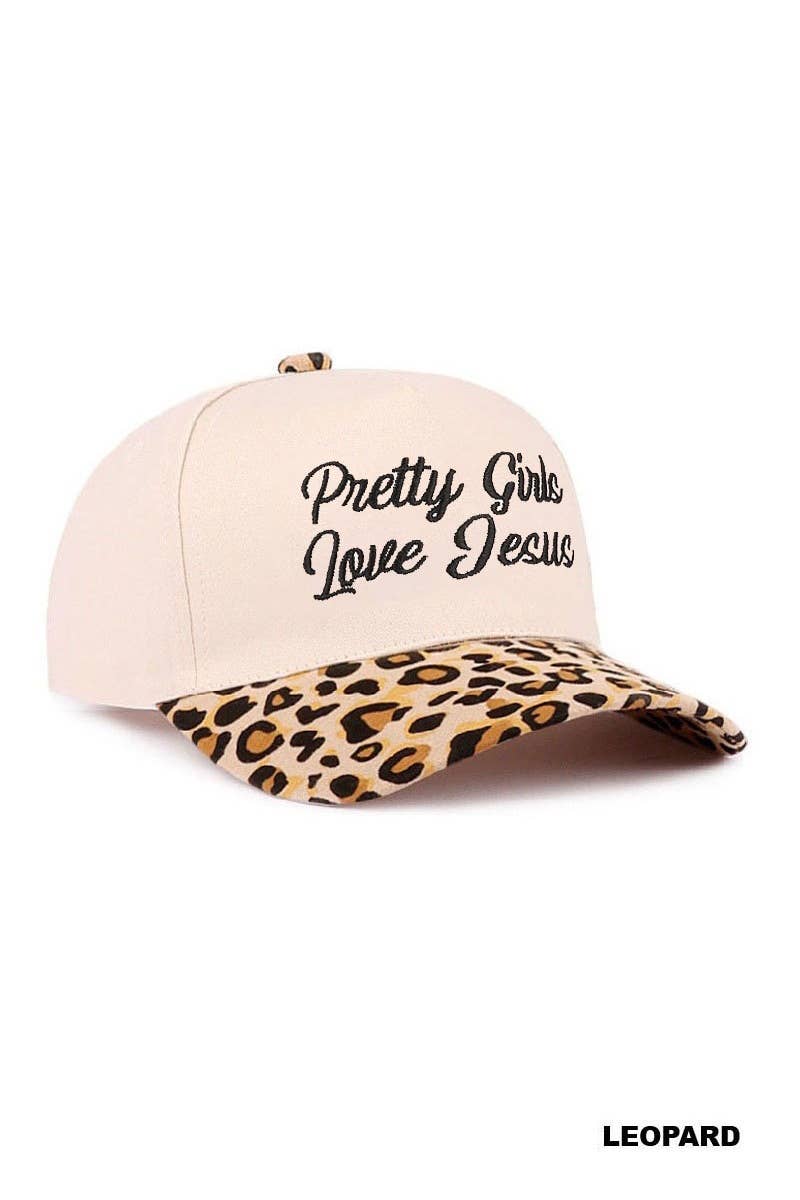 Pretty Girls Love Jesus Two-Tone Cotton Hat | 3 colors available